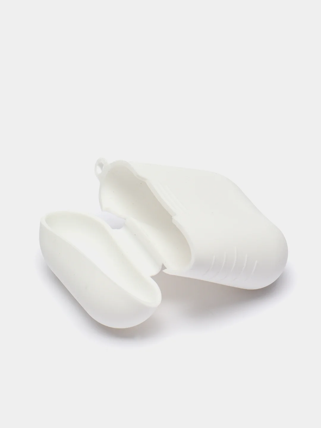 Белый силиконовый чехол для беспроводных наушников AirPods 1, AirPods 2