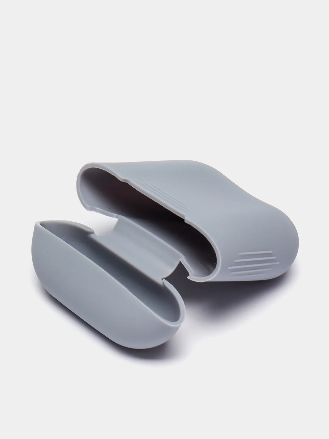Синий меланж чехол для наушников AirPods 1, 2, силиконовый