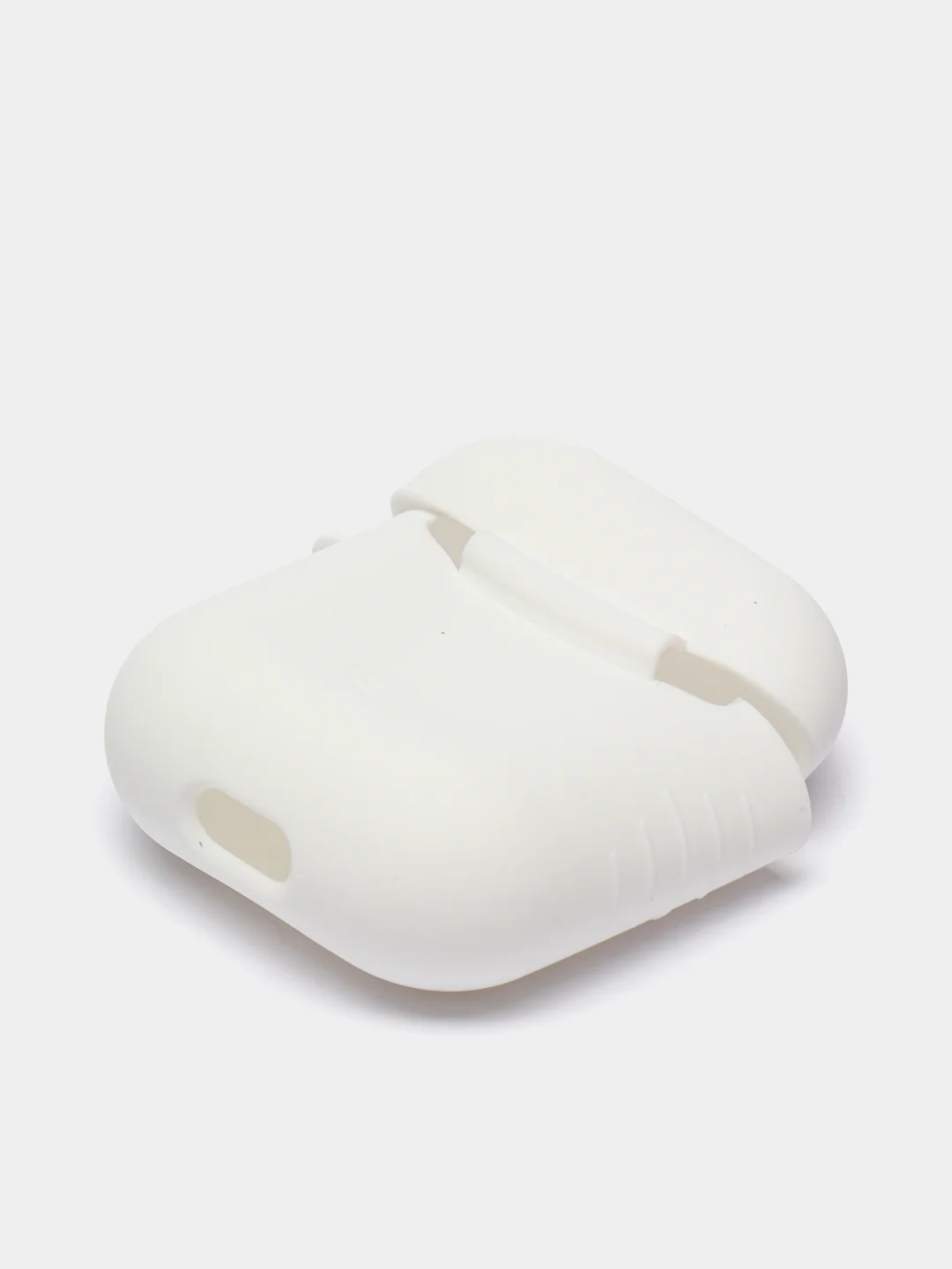 Белый силиконовый чехол для беспроводных наушников AirPods 1, AirPods 2
