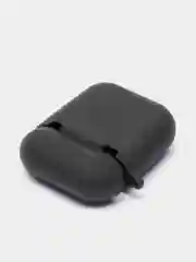 Черный силиконовый чехол для беспроводных наушников AirPods 1, AirPods 2