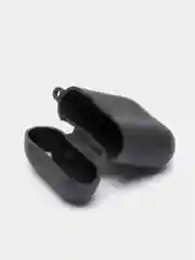 Черный силиконовый чехол для беспроводных наушников AirPods 1, AirPods 2