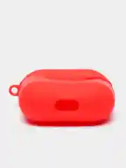 Красный силиконовый чехол для беспроводных наушников AirPods 1, AirPods 2