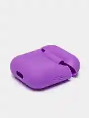 Фиолетовый чехол для наушников AirPods 1, 2, силиконовый
