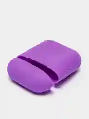 Фиолетовый чехол для наушников AirPods 1, 2, силиконовый