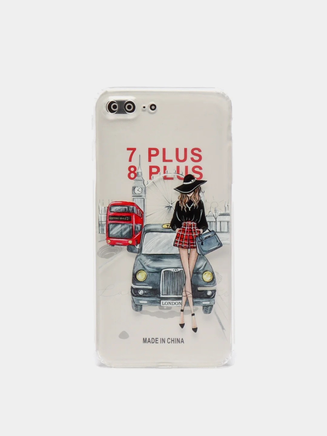 Серебряный чехол для Apple iPhone 7 Plus/8 Plus