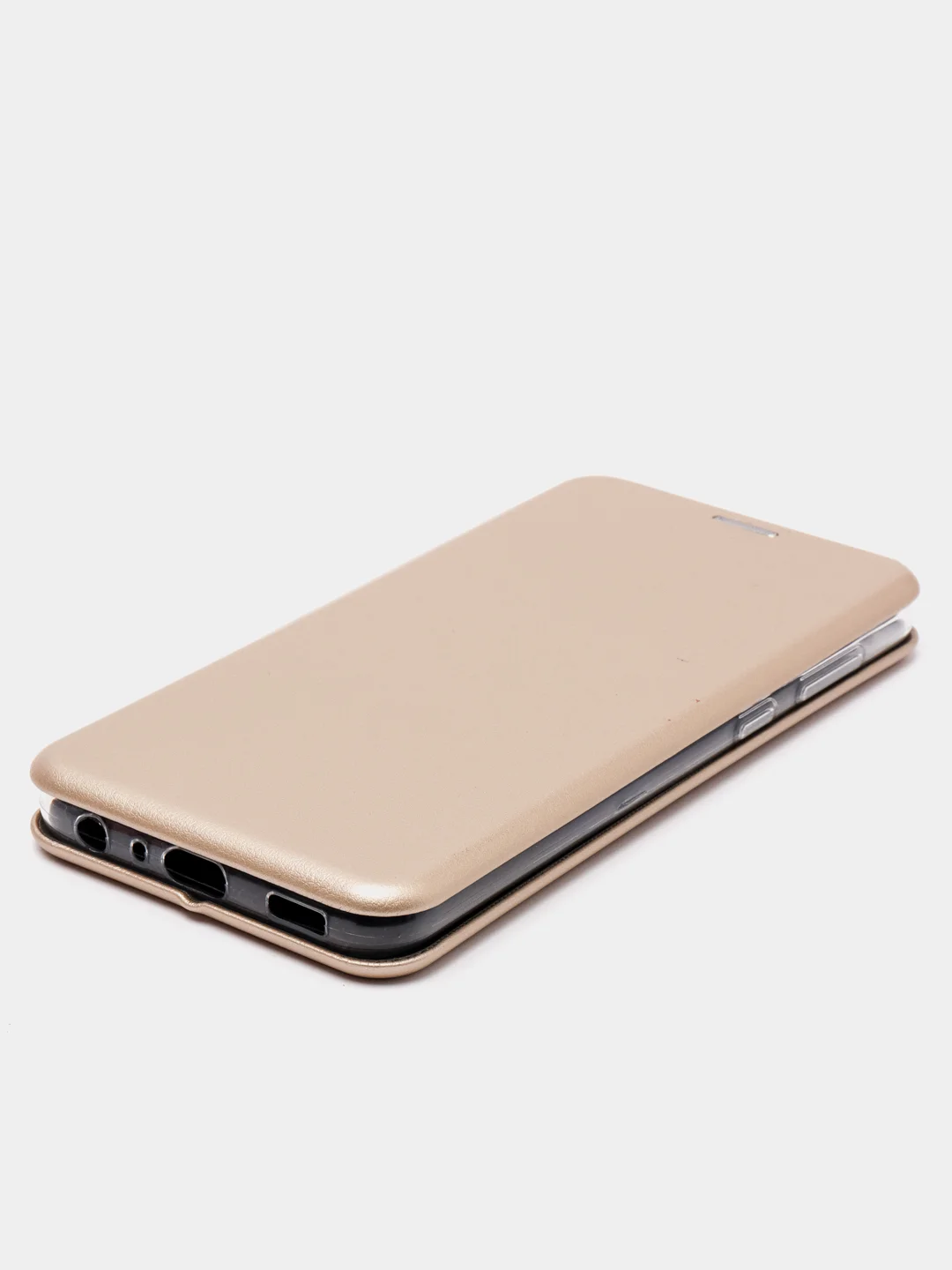 Золотой чехол-книжка для Samsung Galaxy A03 Core