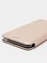 Золотой чехол-книжка для Samsung Galaxy A03 Core