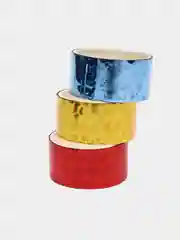 Набор клейкой ленты, голография, 1,8 х 150 см, 8 цветов, 8 штук