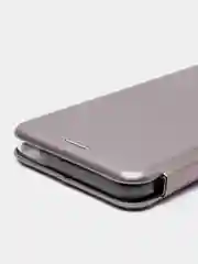Серый чехол-книжка для Samsung Galaxy A03 Core