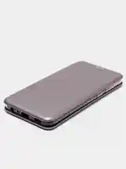 Серый чехол-книжка для Samsung Galaxy A03 Core