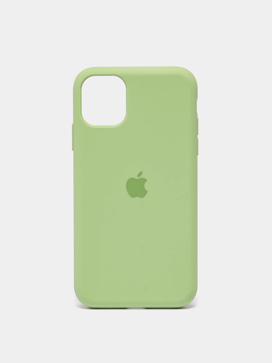 Лесной зеленый чехол Silicone Case для iPhone 11 с закрытым низом