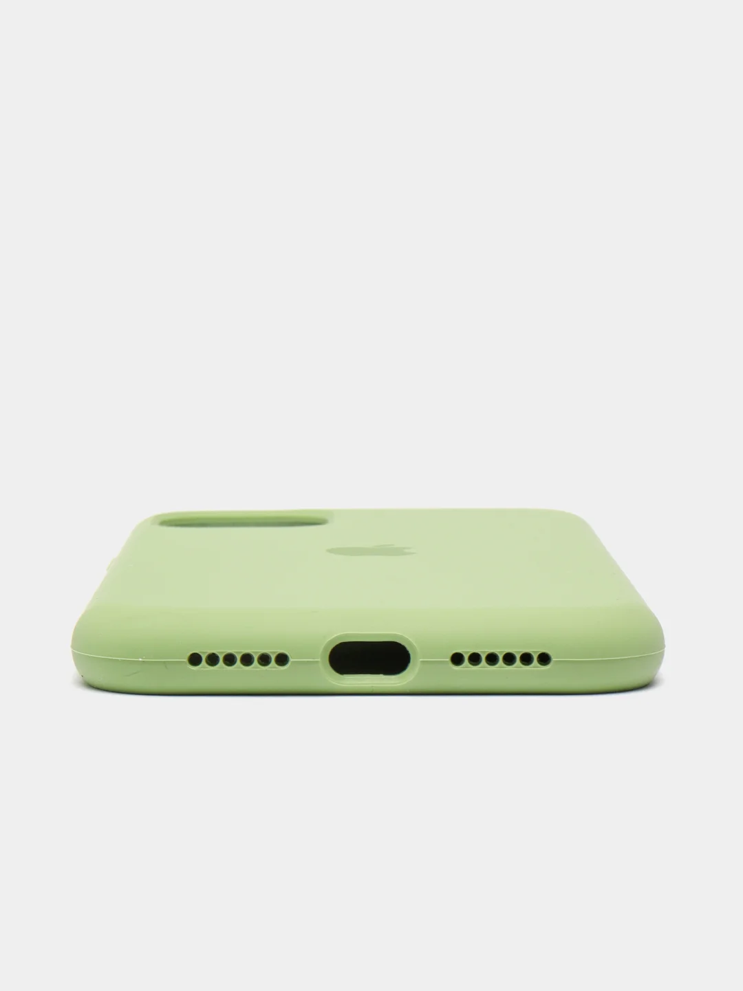 Лесной зеленый чехол Silicone Case для iPhone 11 с закрытым низом