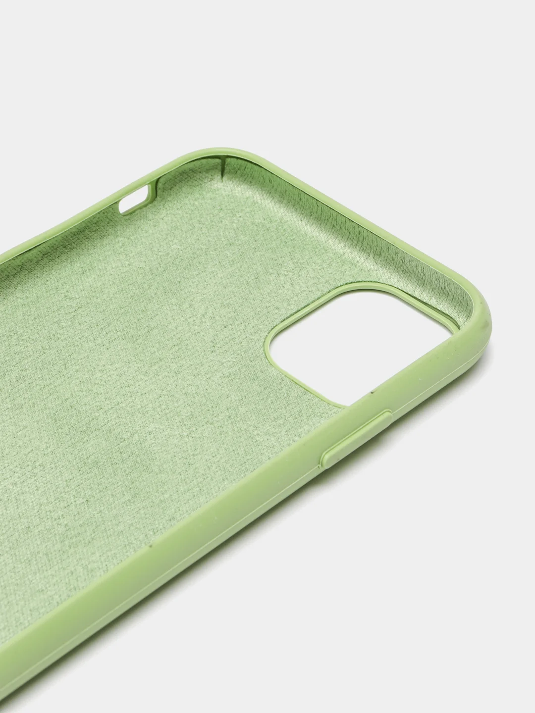 Лесной зеленый чехол Silicone Case для iPhone 11 с закрытым низом