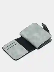 Голубой женский кошелек Baellery mini из замшевой экокожи, 10 цветов