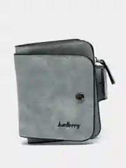 Голубой женский кошелек Baellery mini из замшевой экокожи, 10 цветов