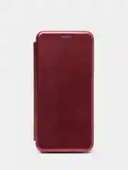 Бордовый чехол-книжка для Samsung Galaxy A03