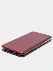 Бордовый чехол-книжка для Samsung Galaxy A03