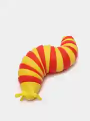 Красный игрушка антистресс слизень цветной "Finger slug"