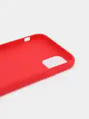 Красный чехол силиконовая накладка Apple Iphone 11