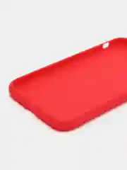 Красный чехол силиконовая накладка Apple Iphone 11