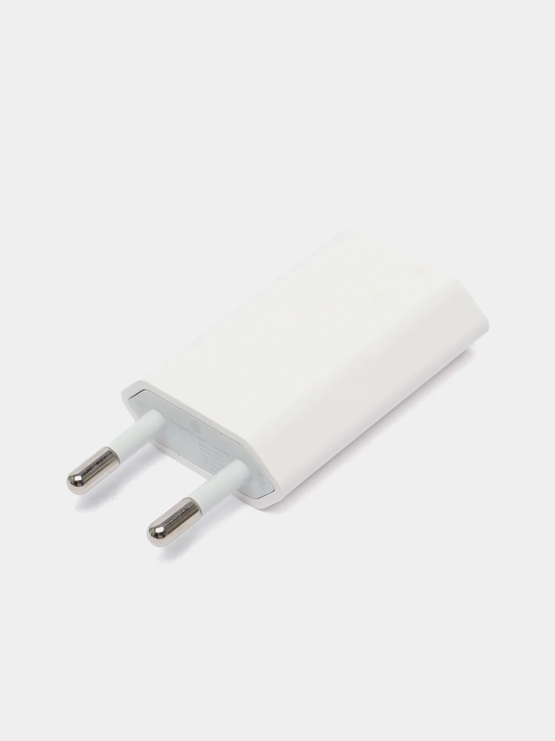 Белый сетевое зарядное устройство APPLE USB Power Adapter, белое, класс А