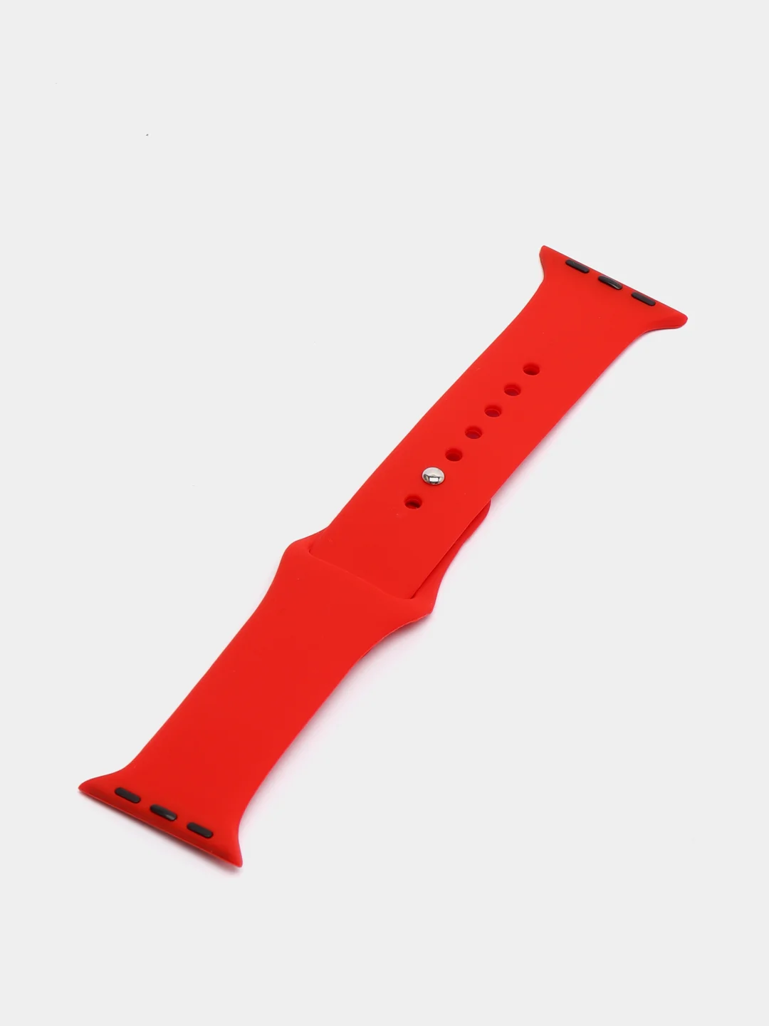 Красный силиконовый ремешок для Apple Watch 3 4 5 6 SE на 38 42 40 44