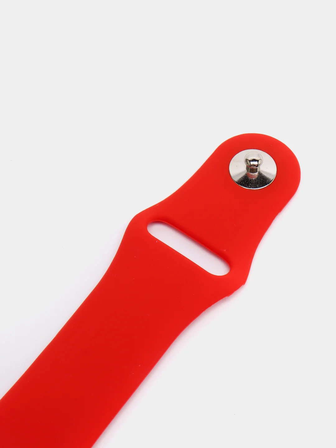 Красный силиконовый ремешок для Apple Watch 3 4 5 6 SE на 38 42 40 44