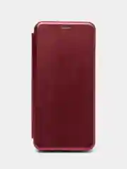 Бордовый чехол-книжка для Samsung Galaxy A03 Core