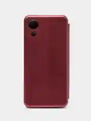 Бордовый чехол-книжка для Samsung Galaxy A03 Core