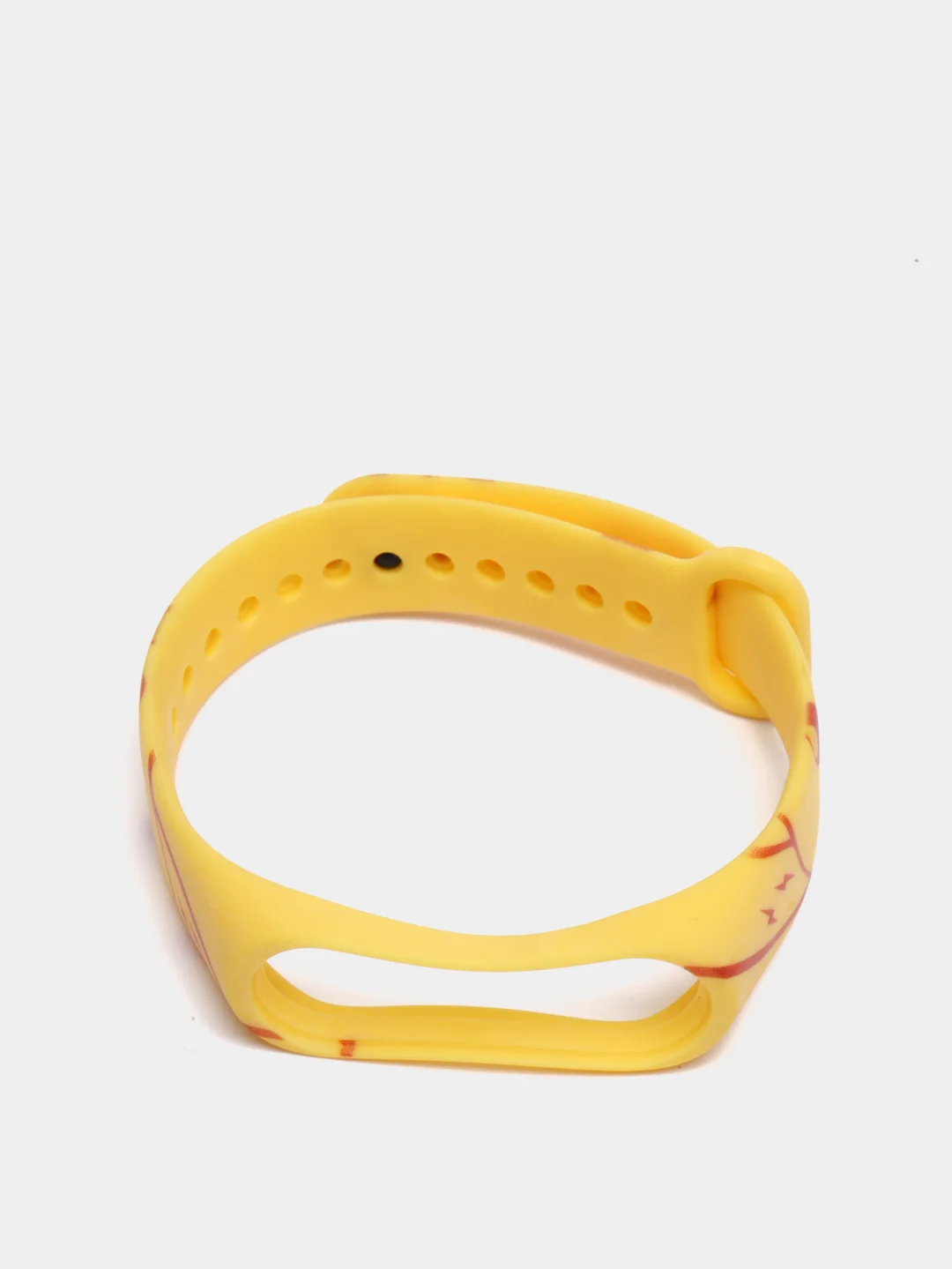 Золотой силиконовый ремешок с принтом для Xiaomi Mi Band 7 / 3 / 4 / 5 / 6