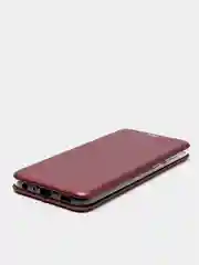 Бордовый чехол-книжка для Samsung Galaxy A03 Core