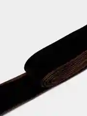Тёмно-коричневый лента бархатная 25 мм, отрез 2 м