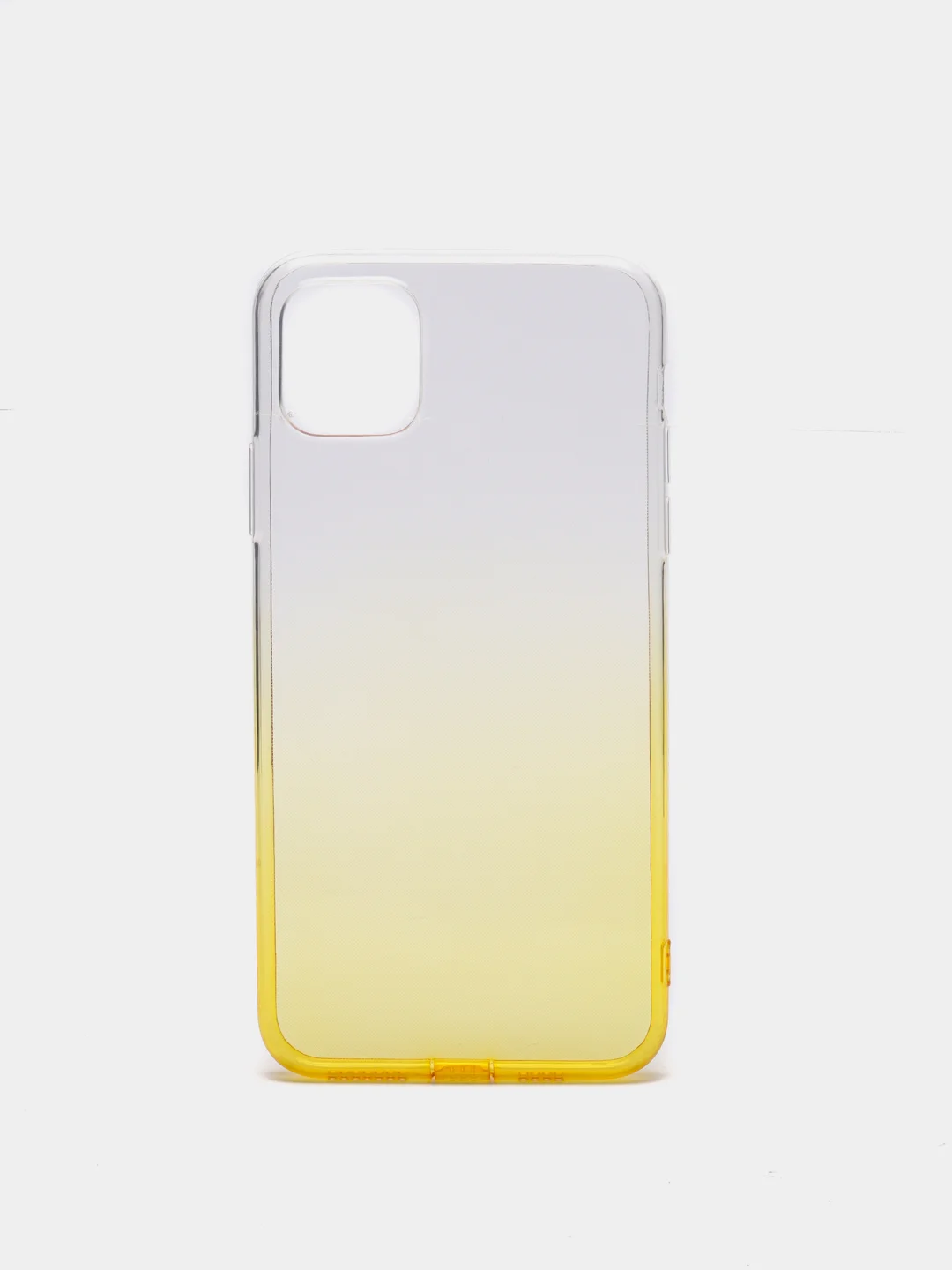 Желтый чехол для Apple iPhone 11 Pro Max, прозрачный, с градиентом