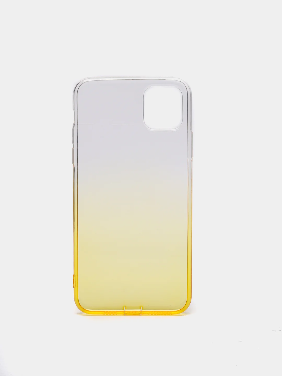 Желтый чехол для Apple iPhone 11 Pro Max, прозрачный, с градиентом