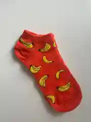 Носки короткие с фруктами и авокадо