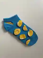 Носки короткие с фруктами и авокадо