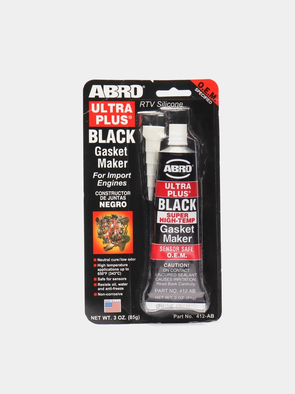 Герметик прокладочный ABRO BLACK GASKET MAKER, 85 мл