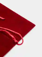 Багровый чехол для винных бутылок / подарочный мешок