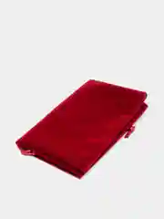 Багровый чехол для винных бутылок / подарочный мешок