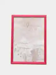 Розовый фоторамка 10х15, 15х21 А5, 21х30 А4, разные цвета, дерево сосна, С14