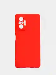 Красный чехол Xiaomi Redmi Note 10 Pro, Сяоми Редми Нот 10 Про, силиконовый цветной матовый