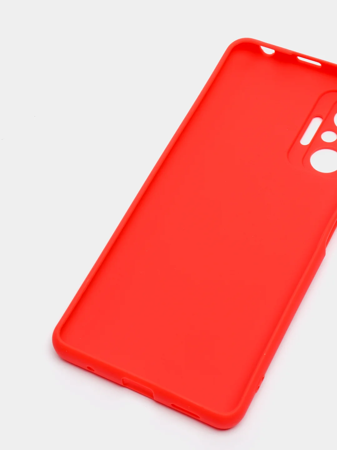 Красный чехол Xiaomi Redmi Note 10 Pro, Сяоми Редми Нот 10 Про, силиконовый цветной матовый