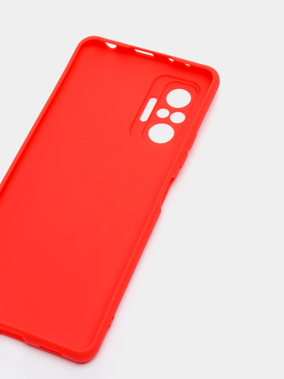 Красный чехол Xiaomi Redmi Note 10 Pro, Сяоми Редми Нот 10 Про, силиконовый цветной матовый