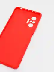 Красный чехол Xiaomi Redmi Note 10 Pro, Сяоми Редми Нот 10 Про, силиконовый цветной матовый