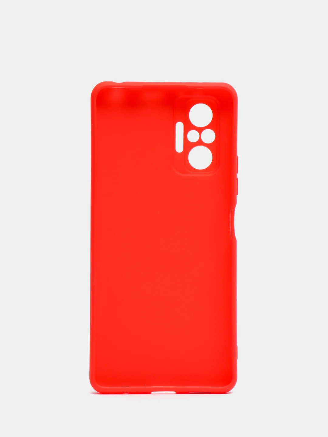Красный чехол Xiaomi Redmi Note 10 Pro, Сяоми Редми Нот 10 Про, силиконовый цветной матовый