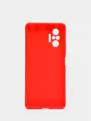 Красный чехол Xiaomi Redmi Note 10 Pro, Сяоми Редми Нот 10 Про, силиконовый цветной матовый
