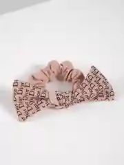 Коралловый резинка бантик тканевая