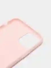 Оранжевый чехол для iPhone (Айфон) 11 силиконовый, синий