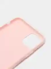 Оранжевый чехол для iPhone (Айфон) 11 силиконовый, синий