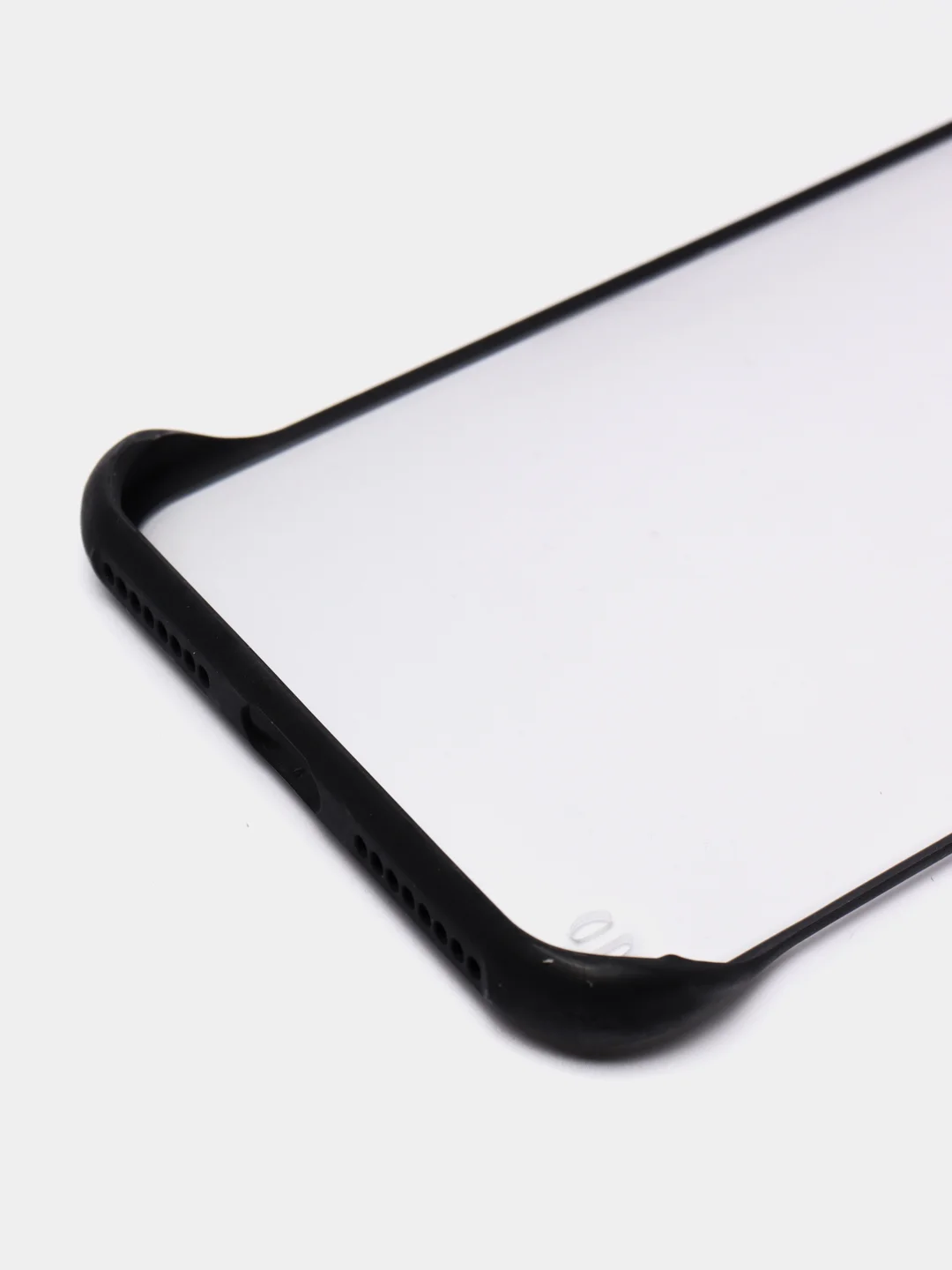 Черный чехол для Apple iPhone 7 Plus / 8 Plus, прозрачный с держателем